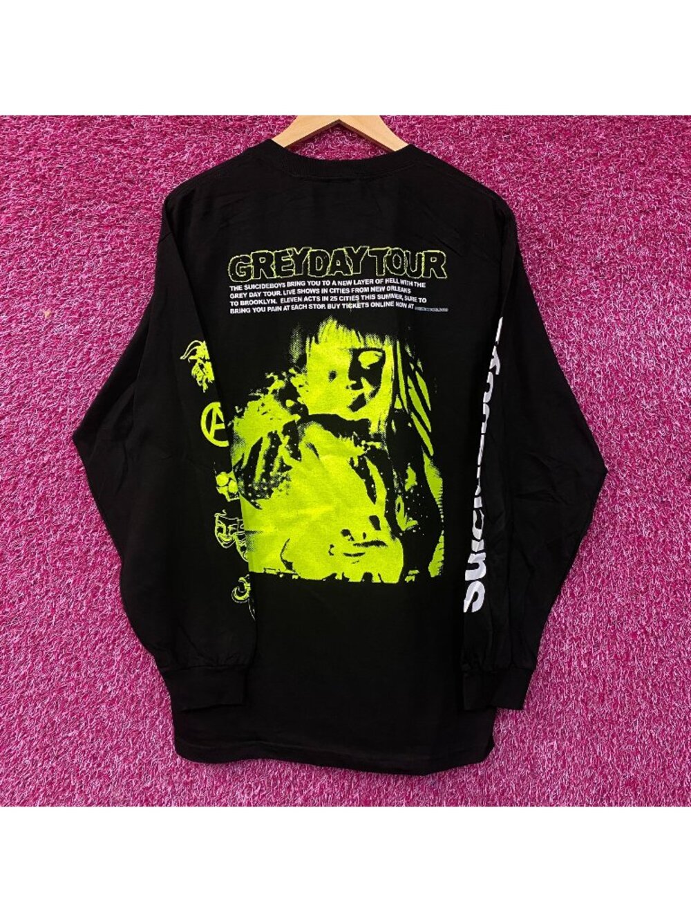 G59 Records x The Suicideboys Greyday Tour Long Sleeve T-Shirt Large
